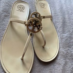 Ivory Tory Burch Sandals